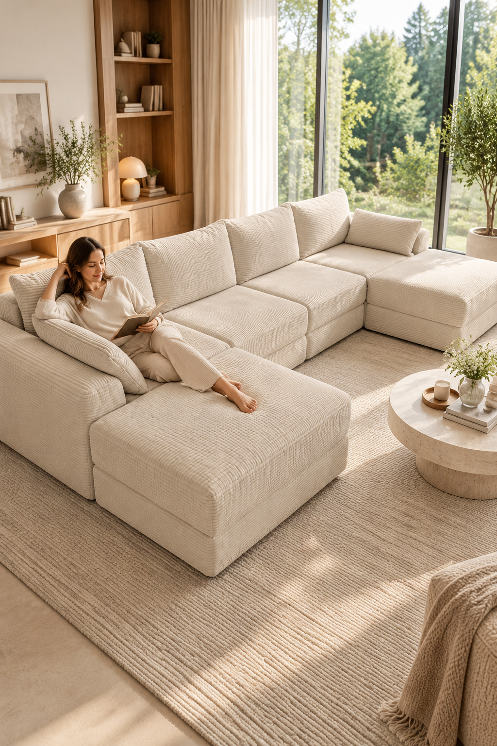 Corduroy modular sectional — W3975S00183, image 2