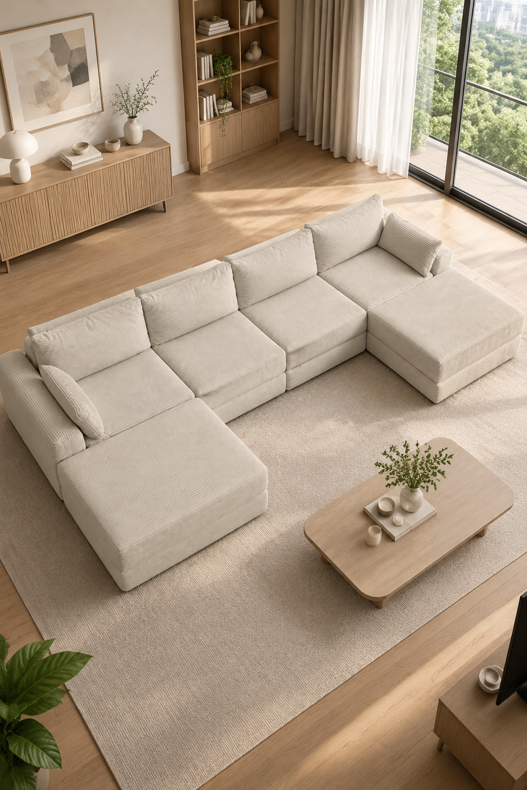 Corduroy modular sectional — W3975S00183, image 6