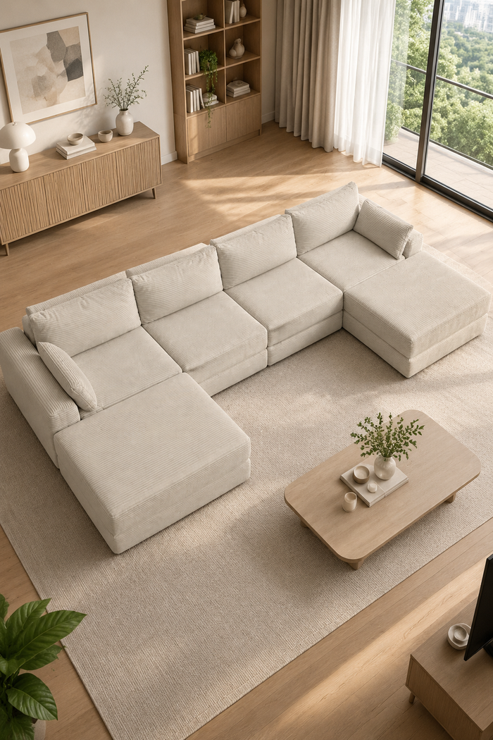 Corduroy modular sectional — W3975S00183, image 6